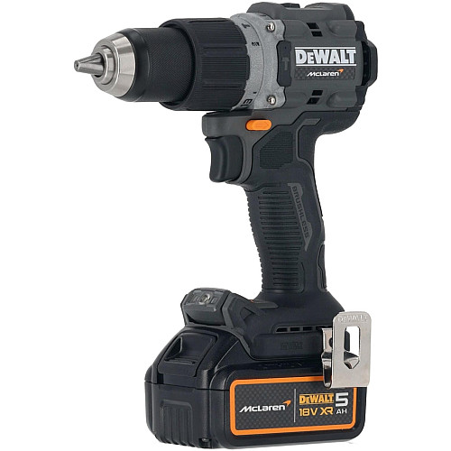 Шуруповерт-дрель ударная аккумуляторная DeWALT McLaren F1 TEAM LIMITED EDITION 18В 2х5А·ч 90Нм 0-450·0-1650об/мин кейс ЗП 1.34кг