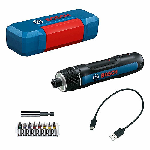 Шуруповерт-отвертка аккумуляторная Bosch Professional GO 3 3.6В 5Нм 360об/мин 0.32кг