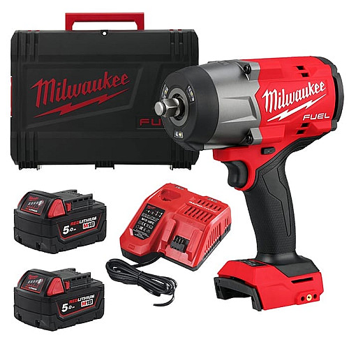 Гайковерт ударный аккумуляторный Milwaukee M18 FHIW2F12-502X 18В АКБ 2х5А·час 2034Нм 0-2000об/мин 1/2