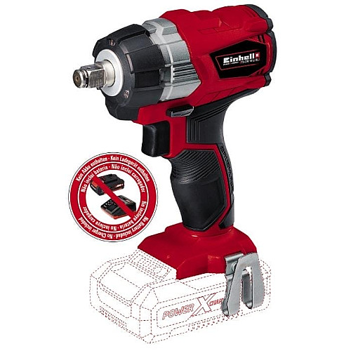 Гайковерт аккумуляторный Einhell Professional TP-CW 18LI BL - Solo PXC 18В 215Нм 2900об/мин 1.1кг без АКБ и ЗП