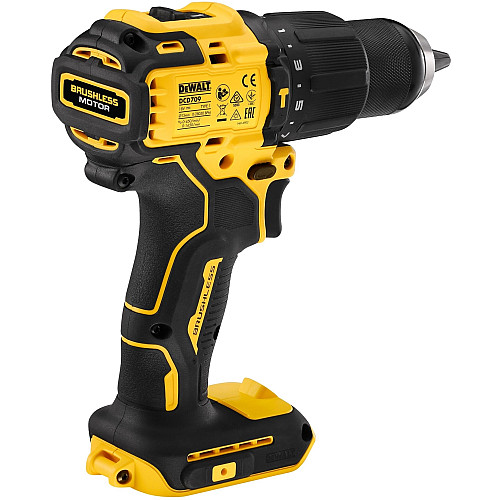 Дриль-шурупокрут ударний DeWalt XR Li-Ion 18В акб 2А·год 65Нм 450-1650об/хв патрон 13мм кейс 1.2кг