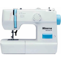 Швейна машина МINERVA Horizon R, електромех., 71 Вт, 13 швейних операцій, петля напівавтомат, білий