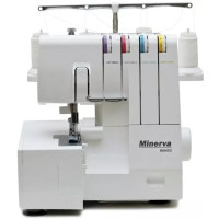 Оверлок MINERVA  M840DS, 105Вт, 8 оп., (4, 3-х ниткові шви), білий