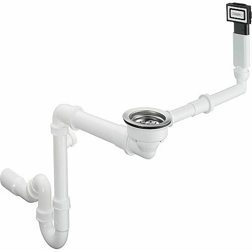 Сифон Hansgrohe D16-10 для мийки, білий