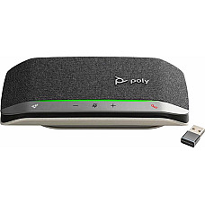 Спікерфон Poly Sync 20+ з адаптером BT700, 2 x Bi-Mic, радіус 2 м, 1 х динамік, сертифікат Microsoft Teams, USB-A, Bluetooth, сірий