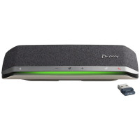 Спікерфон Poly Sync 40+ -M з адаптером BT700A, 3 x Bi-Mic, радіус 2,5 м, USB-A, USB-C, Bluetooth, сірий