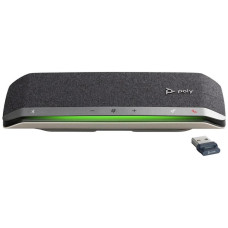Спікерфон Poly Sync 40+ -M з адаптером BT700A, 3 x Bi-Mic, радіус 2,5 м, USB-A, USB-C, Bluetooth, сірий