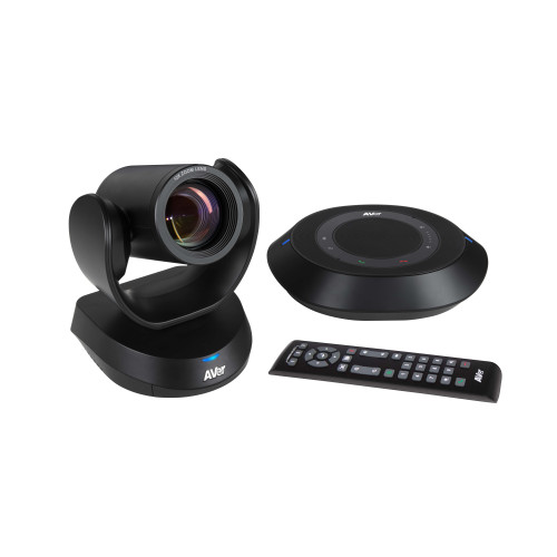 Система відеоконференцзв'язку AVer VC520 Pro 3, 12x Optical Zoom, Full HD, PTZ, 2 х Omni-mic, радіус дії 3 м, USB, RJ45, PoE, 3.5 mini jack, чорний