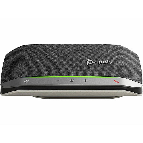 Спікерфон Poly Sync 20+ з адаптером BT700, 2 x Bi-Mic, радіус 2 м, 1 х динамік, сертифікат Microsoft Teams, USB-A, Bluetooth, сірий