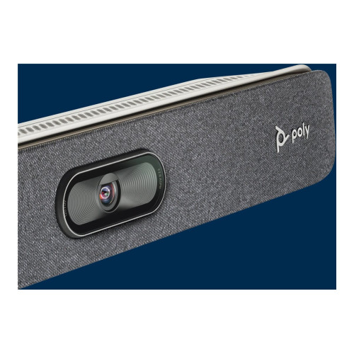 Відеотермінал Poly Studio X30, 4K, 4 х Uni-mic, радіус дії 4,57 м, динамік 3 Вт, Poly Video OS, сертифікати Microsoft Teams, Zoom, сірий
