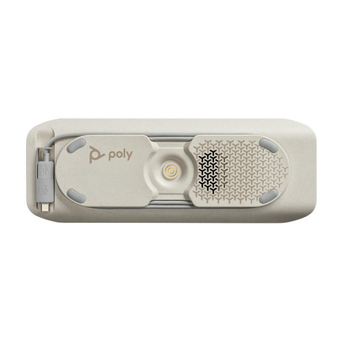Спікерфон Poly Sync 40+ -M з адаптером BT700A, 3 x Bi-Mic, радіус 2,5 м, USB-A, USB-C, Bluetooth, сірий