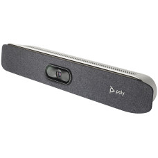 Відеотермінал Poly Studio X30, 4K, 4 х Uni-mic, радіус дії 4,57 м, динамік 3 Вт, Poly Video OS, сертифікати Microsoft Teams, Zoom, сірий