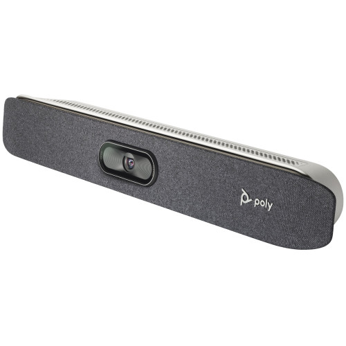 Відеотермінал Poly Studio X30, 4K, 4 х Uni-mic, радіус дії 4,57 м, динамік 3 Вт, Poly Video OS, сертифікати Microsoft Teams, Zoom, сірий