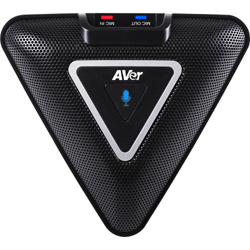 Мікрофонна пара додаткова AVer з 5 м кабелем для систем VC550/ FONE540/ VC520 Pro 3, 2 х Omni-mic, радіус дії 3 м, RJ45, чорний