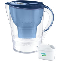 Фильтр-кувшин Brita Marella XL Memo MXPro 3.5л (2л очищенной воды) с фильтр-картриджем синий 2шт