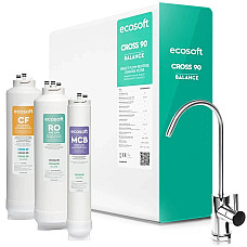 Фільтр зворотного осмосу Ecosoft Cross90 Balance, мембрана 600gpd