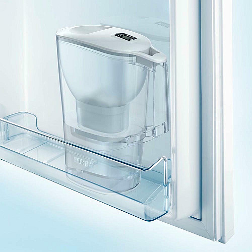 Фильтр-кувшин Brita Aluna Memo MXPro 2.4л (1.4л очищенной воды) с фильтр-картриджем, белый