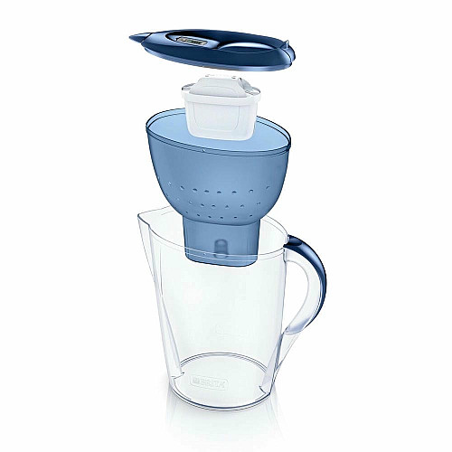 Фильтр-кувшин Brita Marella XL Memo MXPro 3.5л (2л очищенной воды) с фильтр-картриджем синий 2шт