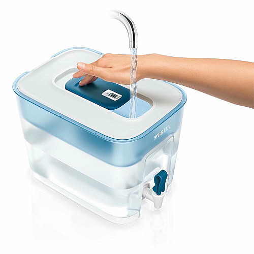 Фільтр-глечик Brita Flow Memo MXPro 8.2л (5.2л очищеної води) з фільтр-картриджем, синій