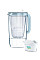 Фильтр-кувшин Brita Glass Jug One стеклянный 2.5л (1.7л очищенной воды) с фильтр-картриджем, синий