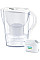 Фильтр-кувшин Brita Marella Memo MXPro 2.4л (1.4л очищенной воды) с фильтр-картриджем, белый