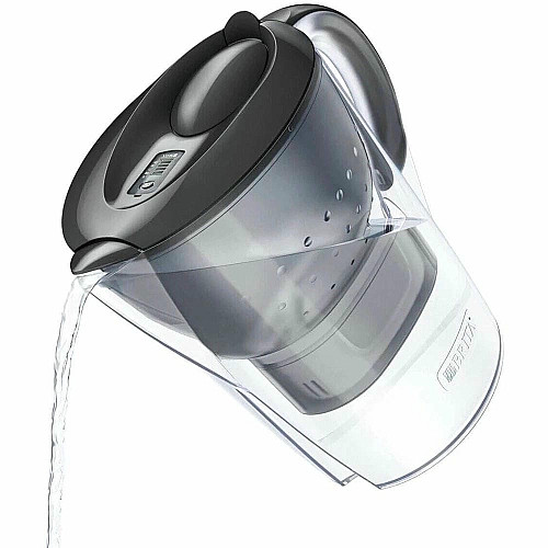 Фильтр-кувшин Brita Marella XL Memo MXPro 3.5л (2л очищенной воды) с фильтр-картриджем, серый