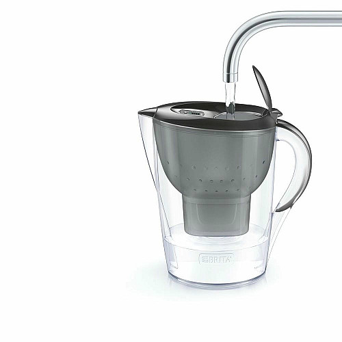 Фильтр-кувшин Brita Marella Memo MXPro 2.4л (1.4л очищенной воды) с фильтр-картриджем графит 3шт
