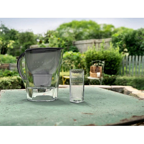 Фильтр-кувшин Brita Marella XL Memo MXPro 3.5л (2л очищенной воды) с фильтр-картриджем, серый