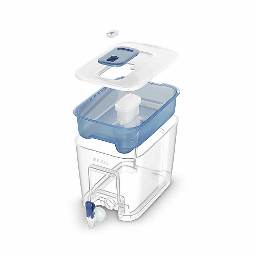 Фільтр-глечик Brita Flow Memo MXPro 8.2л (5.2л очищеної води) з фільтр-картриджем, синій