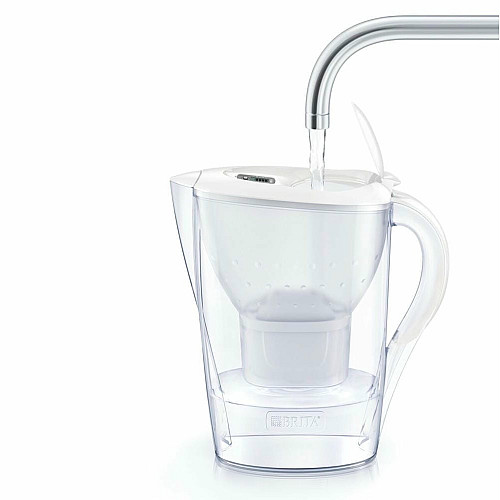 Фильтр-кувшин Brita Marella XL Memo MXPro 3.5л (2л очищенной воды) с фильтр-картриджем, синий