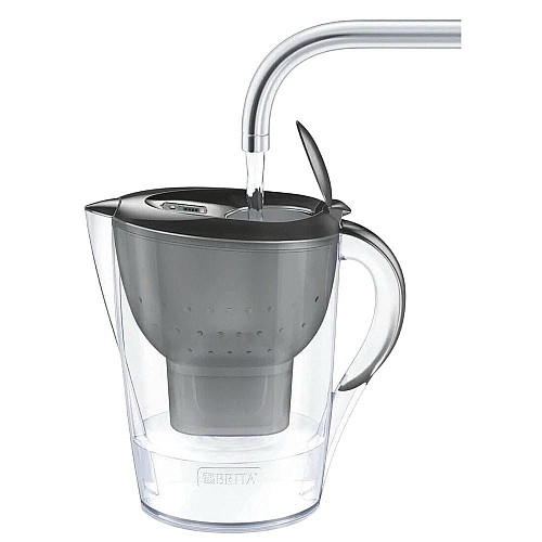 Фильтр-кувшин Brita Marella XL Memo MXPro 3.5л (2л очищенной воды) с фильтр-картриджем, серый