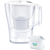 Фильтр-кувшин Brita Aluna Memo MXPro 2.4л (1.4л очищенной воды) с фильтр-картриджем белый 3шт
