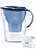 Фильтр-кувшин Brita Marella Memo MXPro 2.4л (1.4л очищенной воды) с фильтр-картриджем, синий