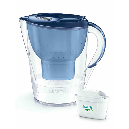 Фильтр-кувшин Brita Marella XL Memo MXPro 3.5л (2л очищенной воды) с фильтр-картриджем синий 2шт