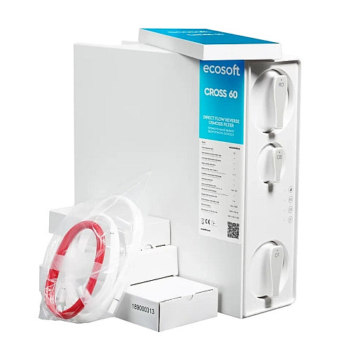Фільтр зворотного осмосу Ecosoft Cross60, мембрана 400gpd