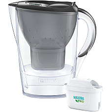 Фільтр-глечик Brita Marella Memo MXPro 2.4л (1.4л очищеної води) з фільтр-картриджем, графіт