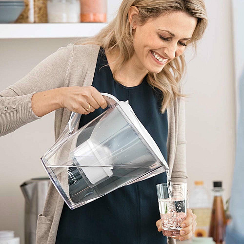 Фильтр-кувшин Brita Marella XL Memo MXPro 3.5л (2л очищенной воды) с фильтр-картриджем белый 3шт