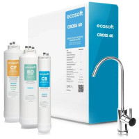Фільтр зворотного осмосу Ecosoft Cross60, мембрана 400gpd