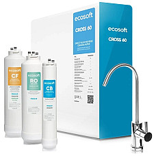 Фільтр зворотного осмосу Ecosoft Cross60, мембрана 400gpd