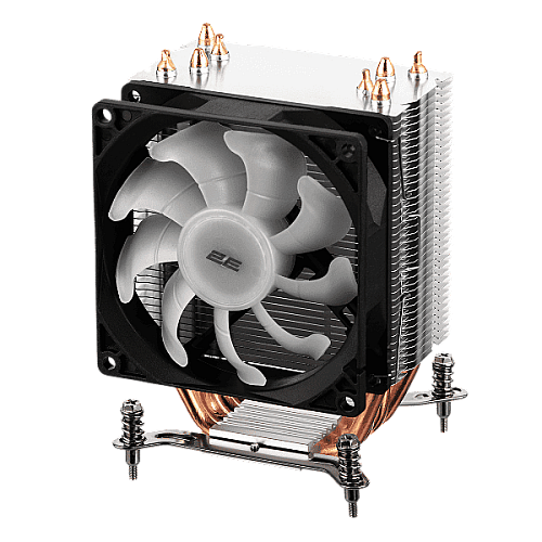 Процессорный кулер 2E GAMING Air Cool AC90D4-ARGB, LGA1851, 1700, 1200, 1366, 115x, AM5, AM4, AM3, AM3+, 4pin PWM, TDP 130W