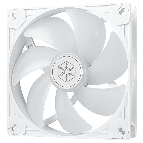 Корпусний вентилятор  SilverStone Vista VS140W ARGB, 140мм, 1600rpm, 4pin PWM, 3pin +5VARGB, 30.8dBa, білий