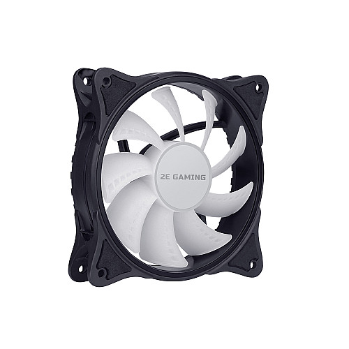 Корпусний вентилятор 2E GAMING F120IR-ARGB, 120мм, 1200rpm, 3pin, 3pin +5VARGB, 25.3dBa, чорний