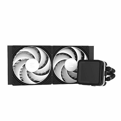 Система жидкостного охлаждения Zalman Alpha 2DS A24 ARGB, LGA1851, 1700, 1200, 115x, AM5, AM4, TDP 320W, черный