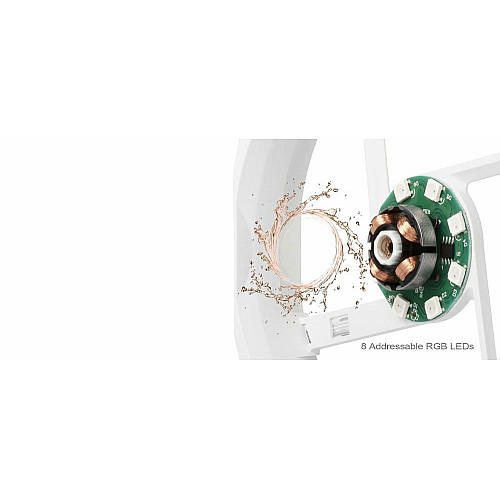 Корпусный вентилятор SilverStone Air Blazer 120RW-ARGB, 120мм, 600-2200rpm, 4pin PWM, 3pin+5VARGB, 7.4-35.6dBa, белый