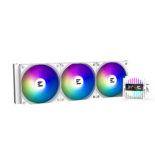 Система жидкостного охлаждения Zalman Alpha 2 A36 ARGB, LGA1851, 1700, 1200, 115x, AM5, AM4, TDP 360W, белый