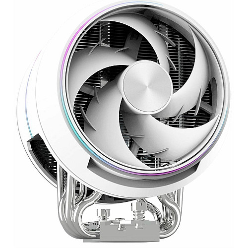 Процессорный кулер Zalman ZET5, ARGB LGA 1851, 1700, 1200, 115x, AM5, AM4, 4pin PWM, 3pin+5VARGB, TDP200W, белый