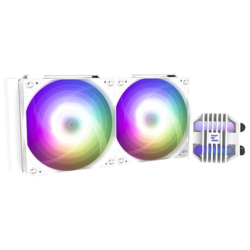 Система рідинного оxолодження  Zalman Alpha 2SE A24 ARGB, LGA1851, 1700, 1200, 115x, AM5, AM4, TDP 320W, білий