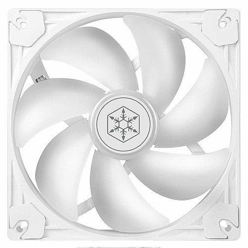 Корпусний вентилятор  SilverStone Vista VS140W ARGB, 140мм, 1600rpm, 4pin PWM, 3pin +5VARGB, 30.8dBa, білий