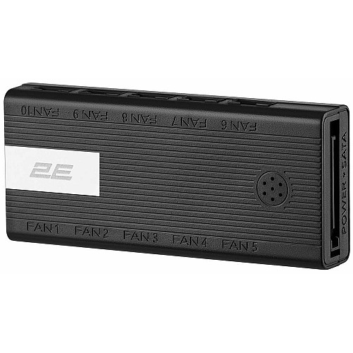 Контролер 2E GAMING CONTR-V ARGB 10 fans 4pin, SATA +5V 3pin, пульт