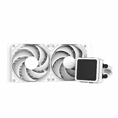 Система жидкостного охлаждения Zalman Alpha 2DS A24 ARGB, LGA1851, 1700, 1200, 115x, AM5, AM4, TDP 320W, белый
